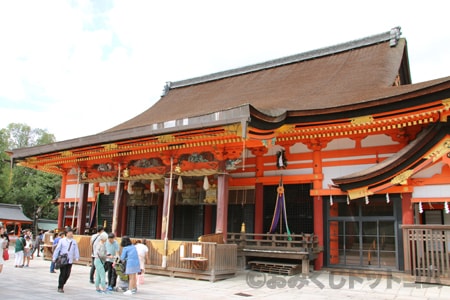 八坂神社 本殿の様子