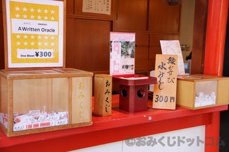 生田神社 おみくじ引ける場所 各おみくじの様子