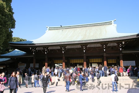 明治神宮 本殿の様子