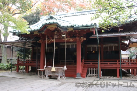 赤坂氷川神社 本殿の様子