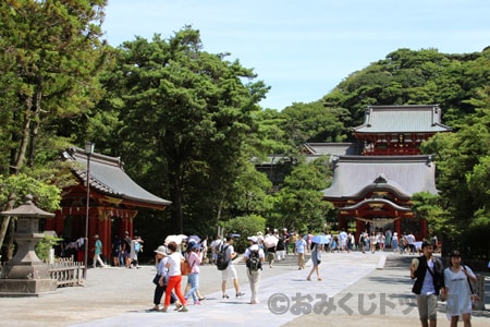 鶴岡八幡宮 境内ー本宮の様子